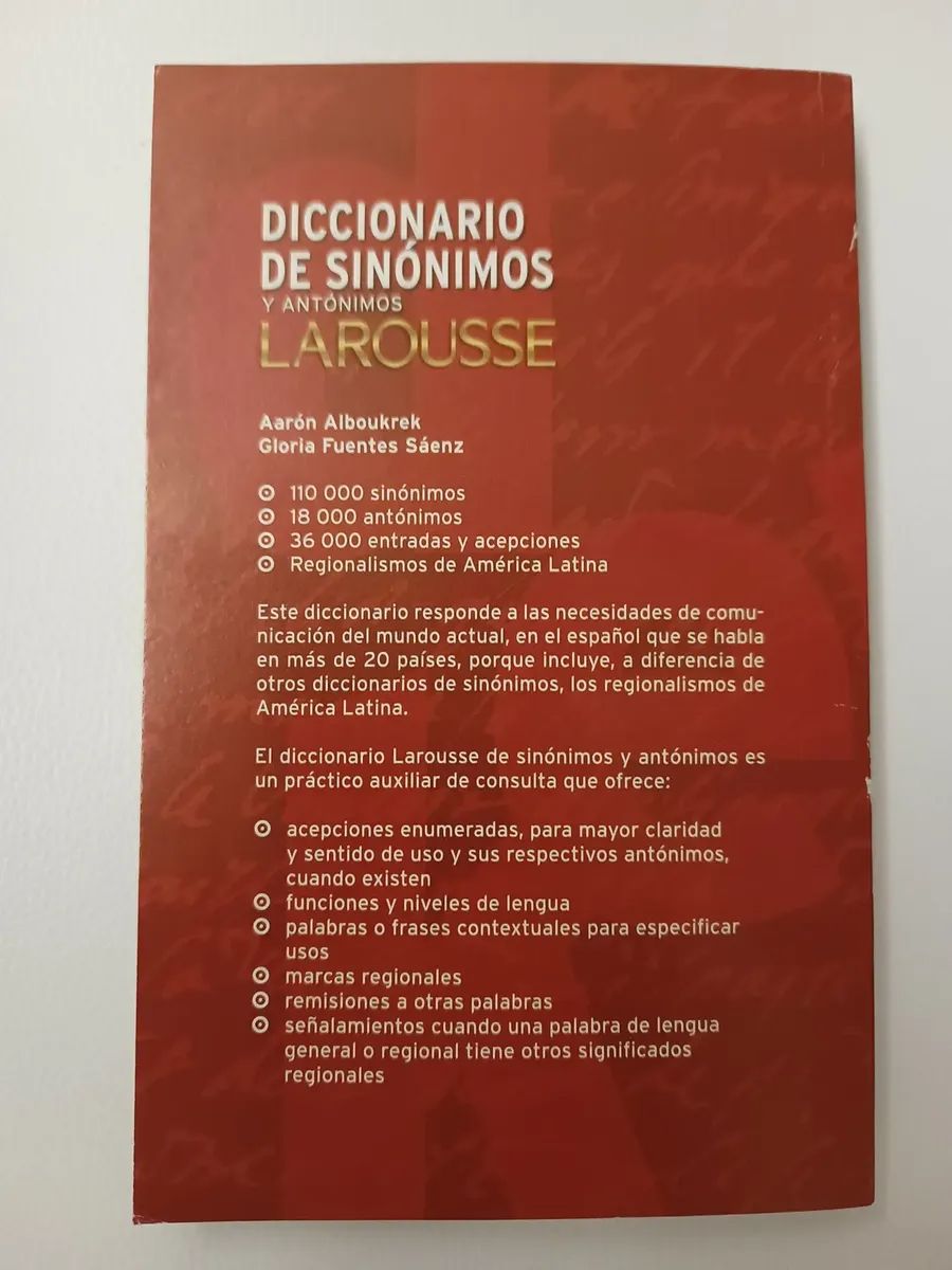 Diccionario de Antónimos y Sinónimos 