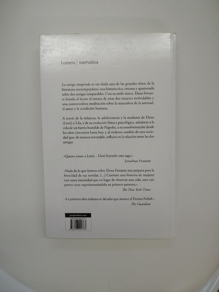 La amiga estupenda (dos amigas 1) Elena Ferrante
