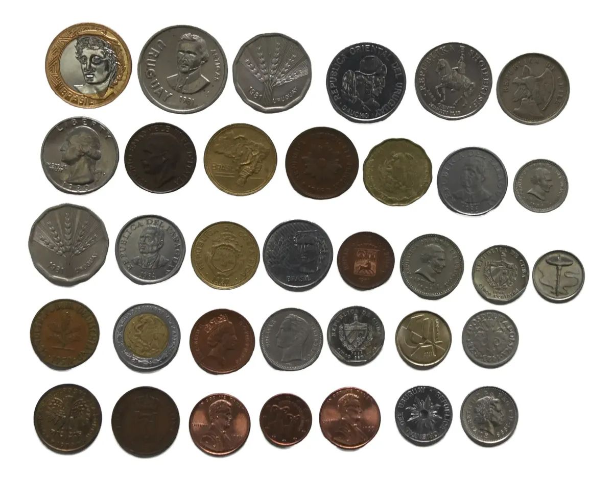 35 monedas extranjeras