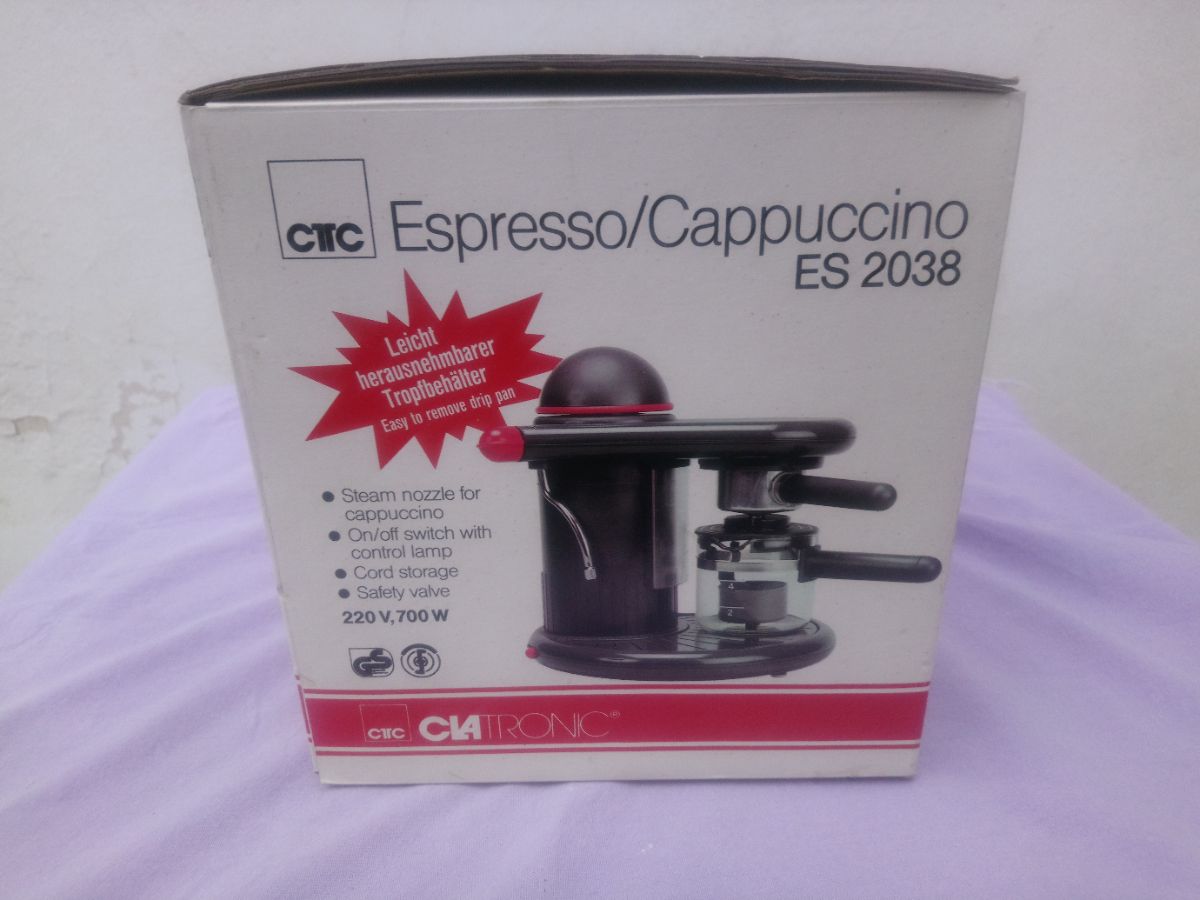 Cafetera Clatronic Alemana Espresso/capuchino Nueva Sin Uso