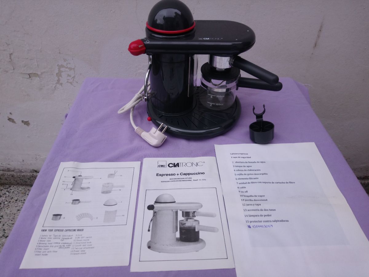 Cafetera Clatronic Alemana Espresso/capuchino Nueva Sin Uso