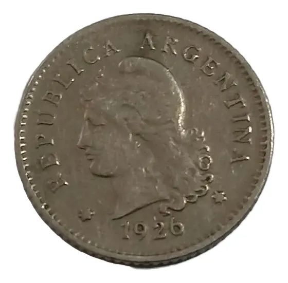 Argentina Moneda De 10 Centavos 1926