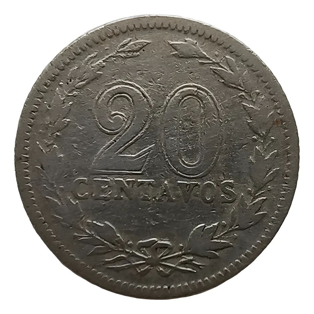 Moneda Argentina 20 centavos 1912