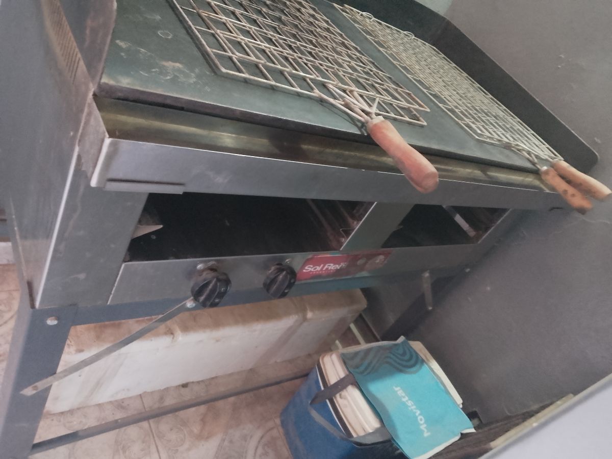 Plancha y Freidora industrial 