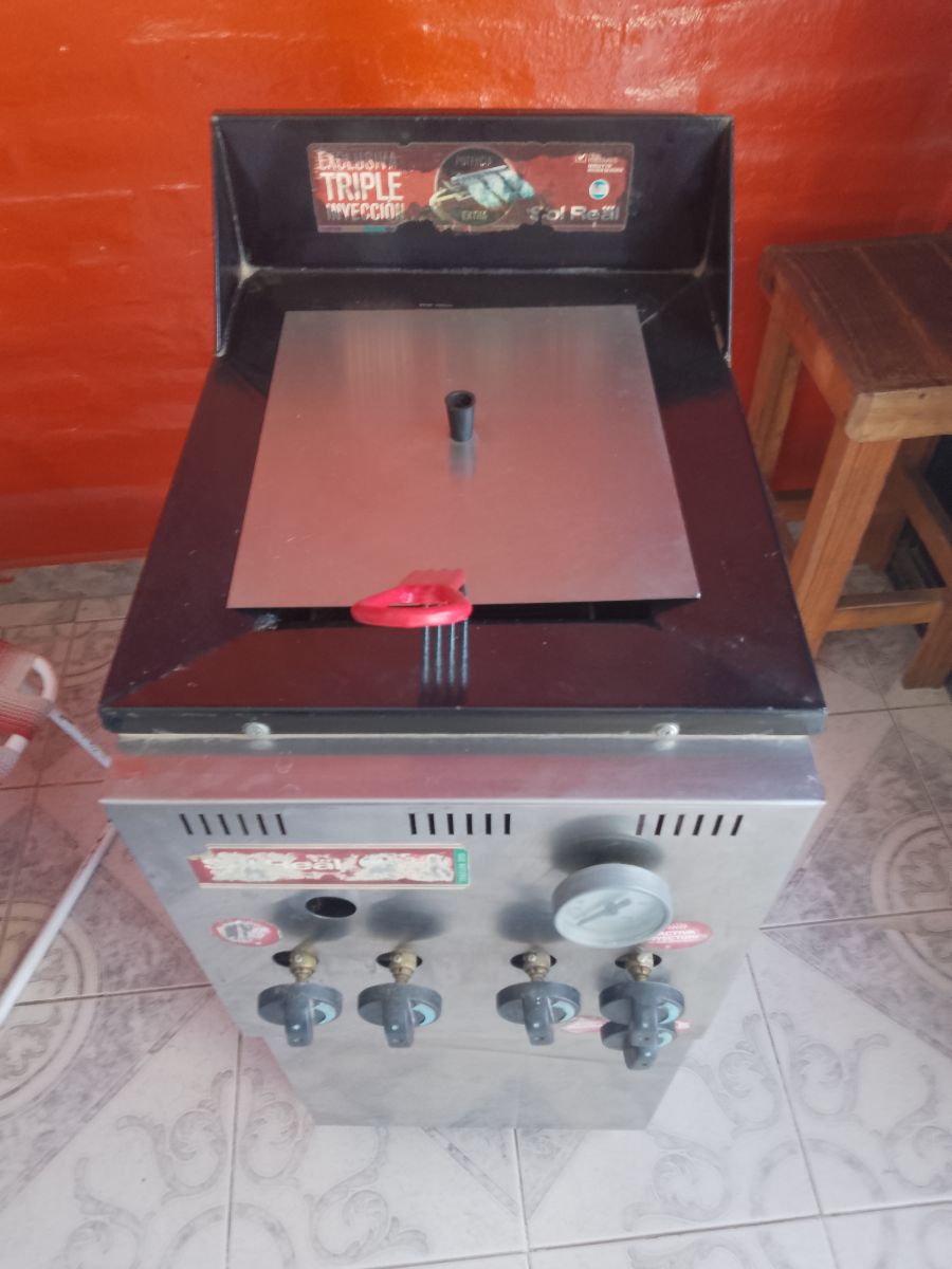 Plancha y Freidora industrial 