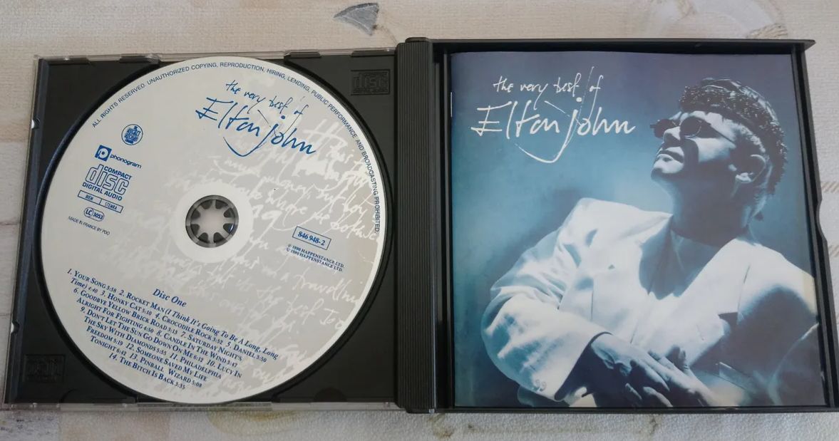Cd Elton John The Very Best Of, 2 Cds En Excelente Estado