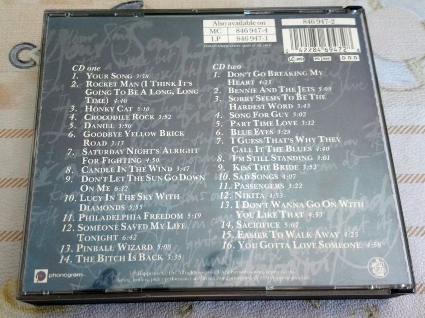 Cd Elton John The Very Best Of, 2 Cds En Excelente Estado