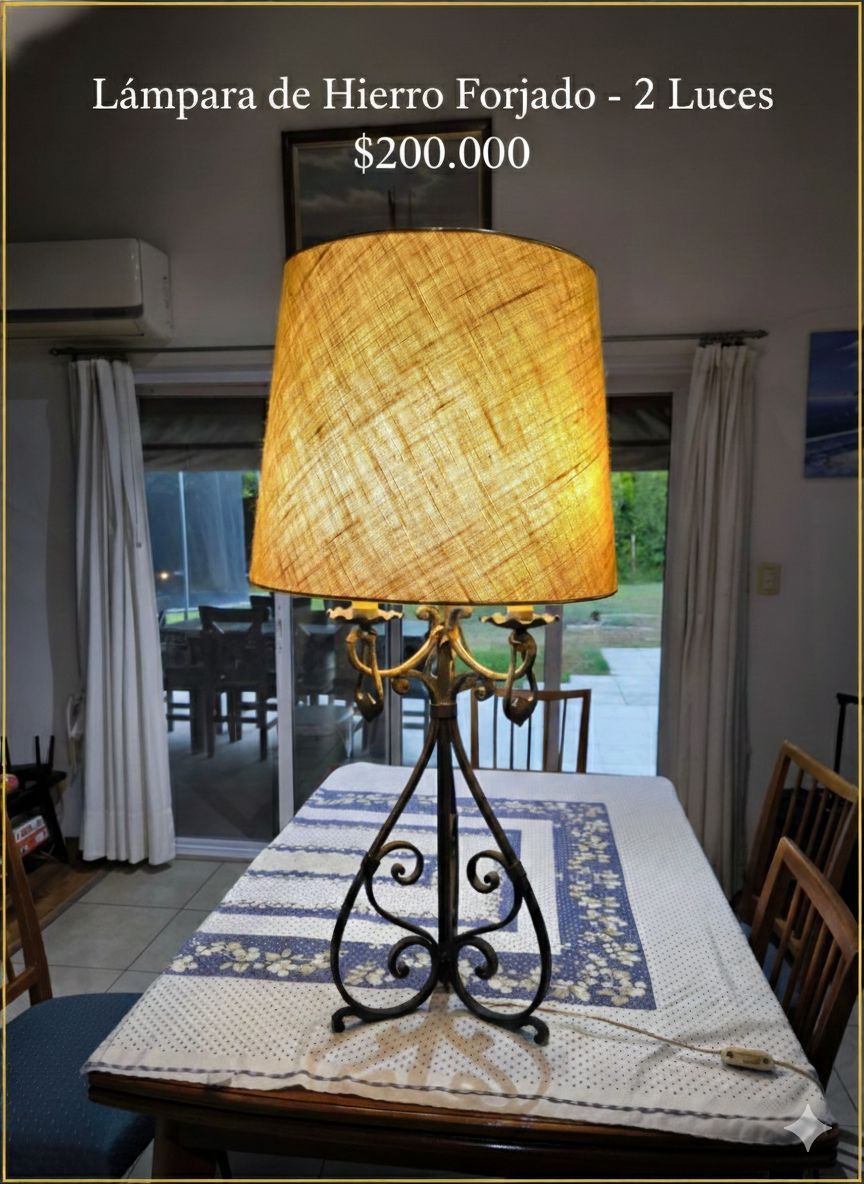 Lámpara de hierro