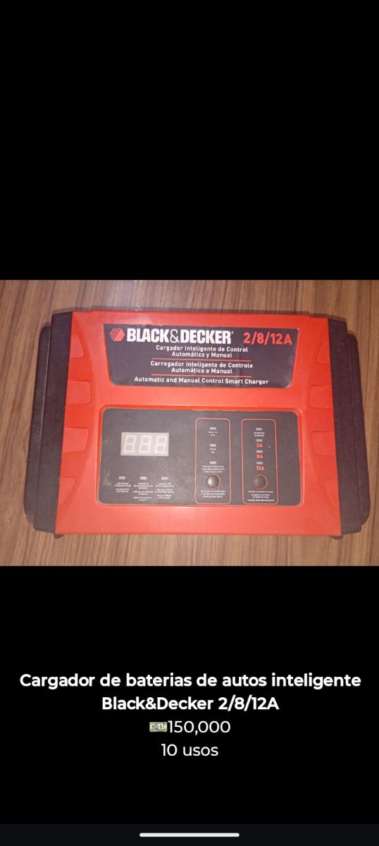 Cargador de Batería Inteligente Black & Decker BC12 (2/8/12A)