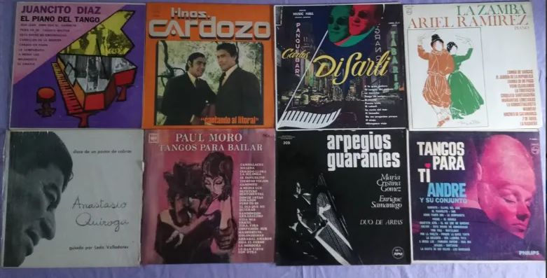 lp vinilos de tango y folklore $5000 c/u. Más de 10 oferta 4000 c/u