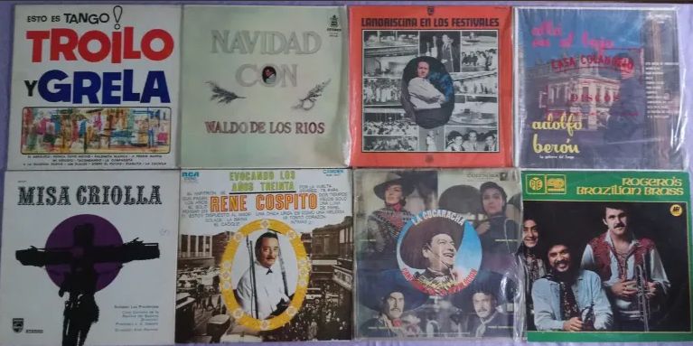 lp vinilos de tango y folklore $5000 c/u. Más de 10 oferta 4000 c/u