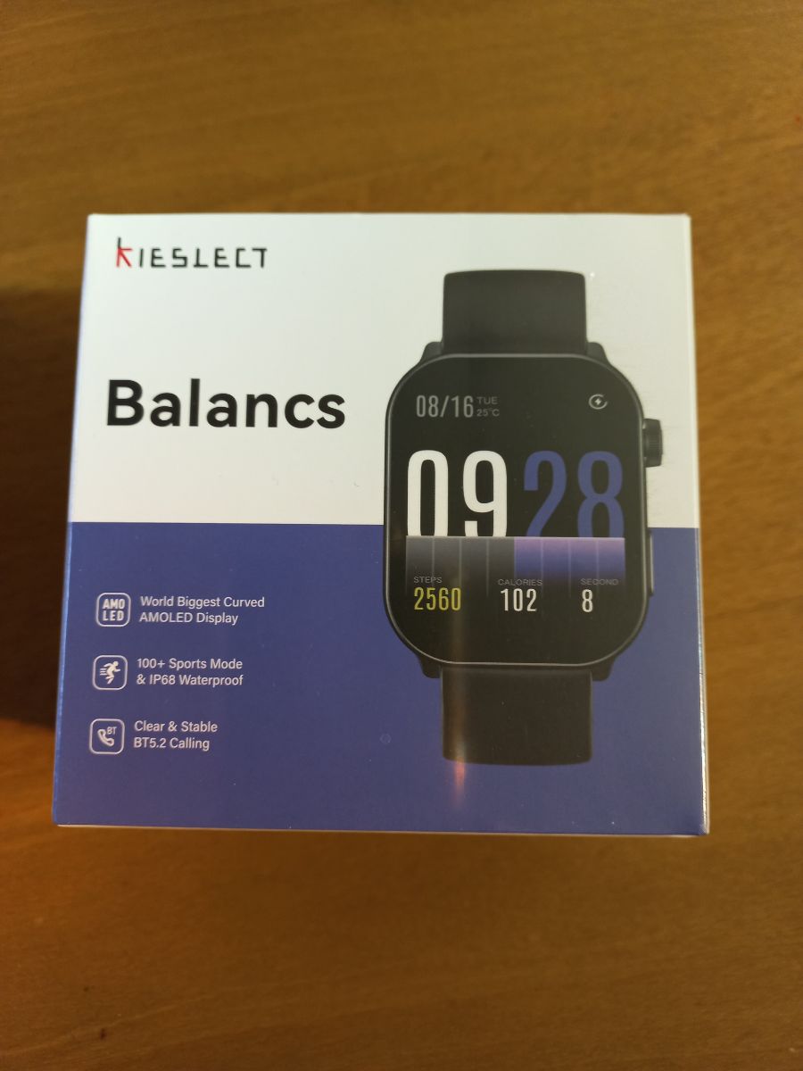 Reloj Inteligente Smartwatch Kieslect Balancs Negro