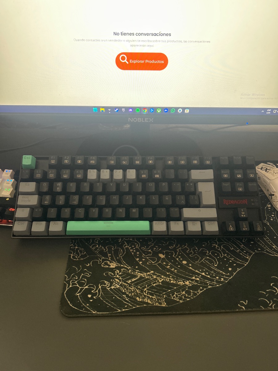 TECLADO REDRAGON KUMARA K552 ROJO