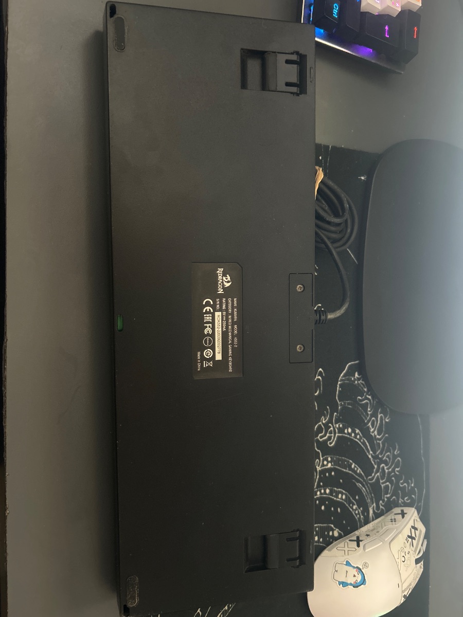 TECLADO REDRAGON KUMARA K552 ROJO