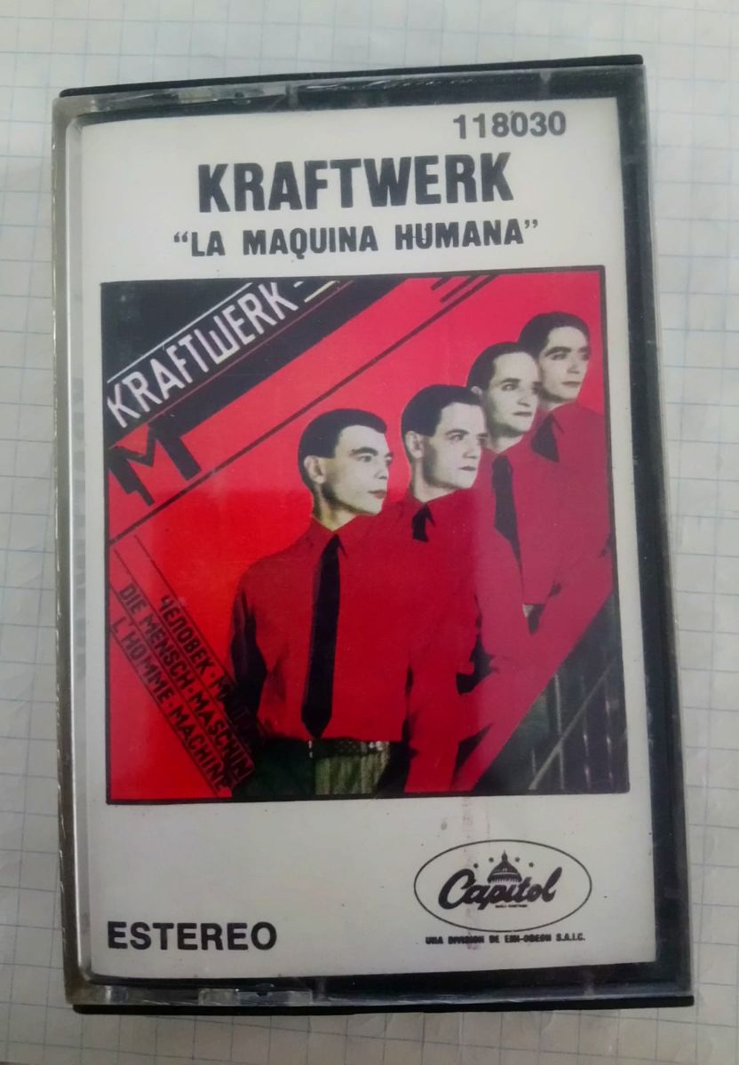 Cassette kraftwerk la maquina humana