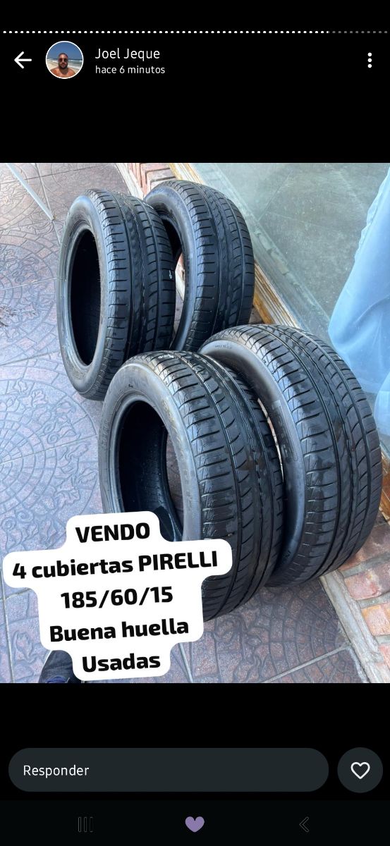 Cubiertas 185/60/15