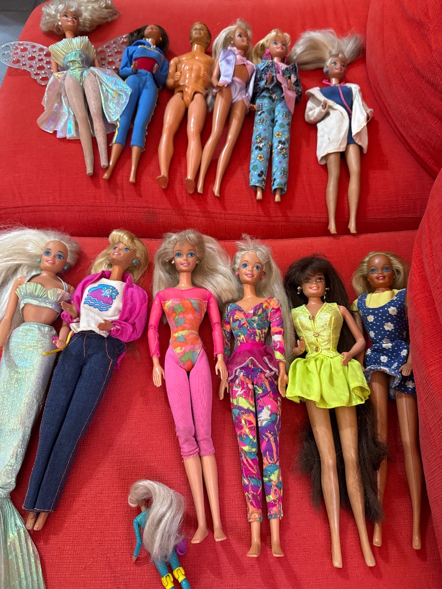 Muñecas Barbies originales y accesorios, casa y motor home