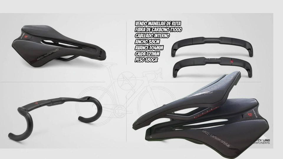 manillares de carbono para bicicletas