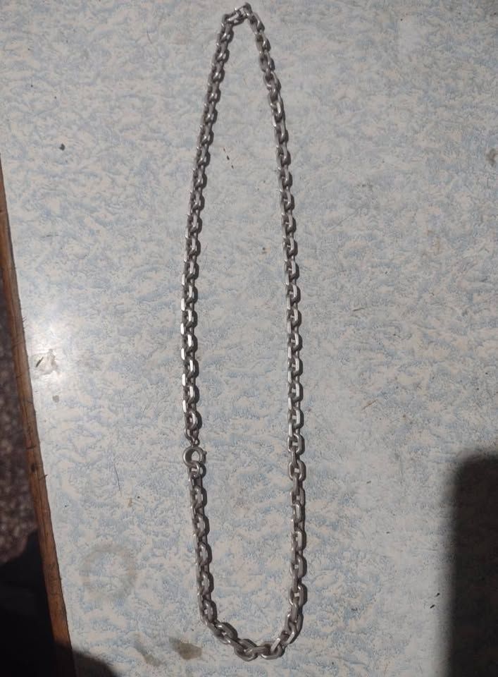 Cadena gruesa de plata 925 para hombre.