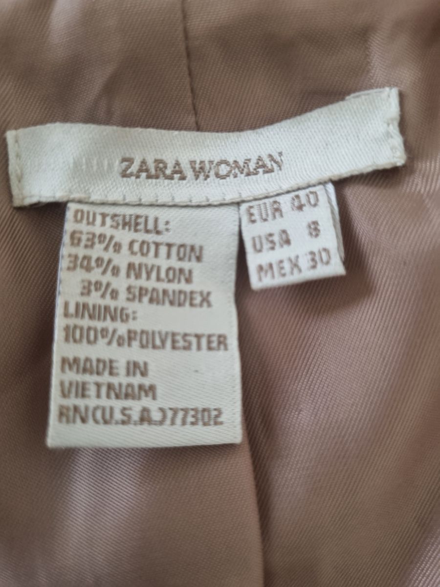 Blazer Zara color camel