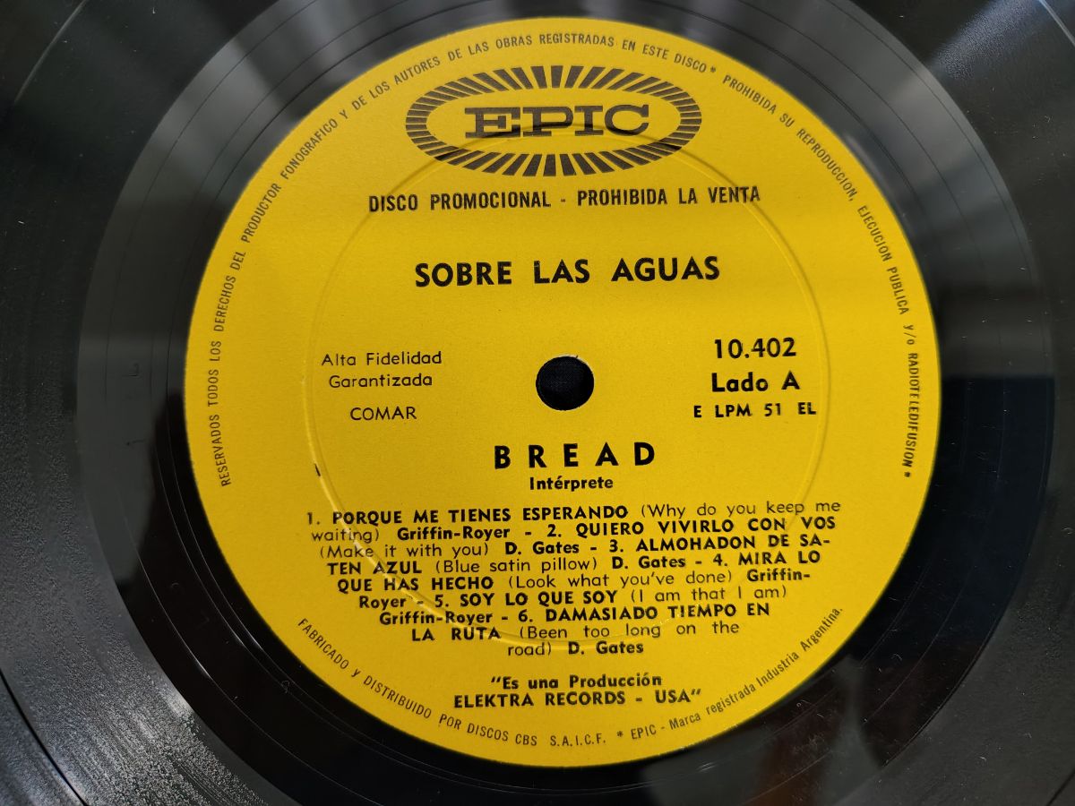 Bread On The Waters - Vinilo Lp