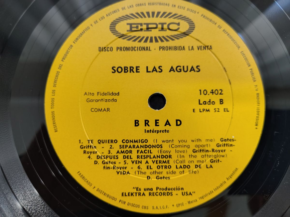 Bread On The Waters - Vinilo Lp