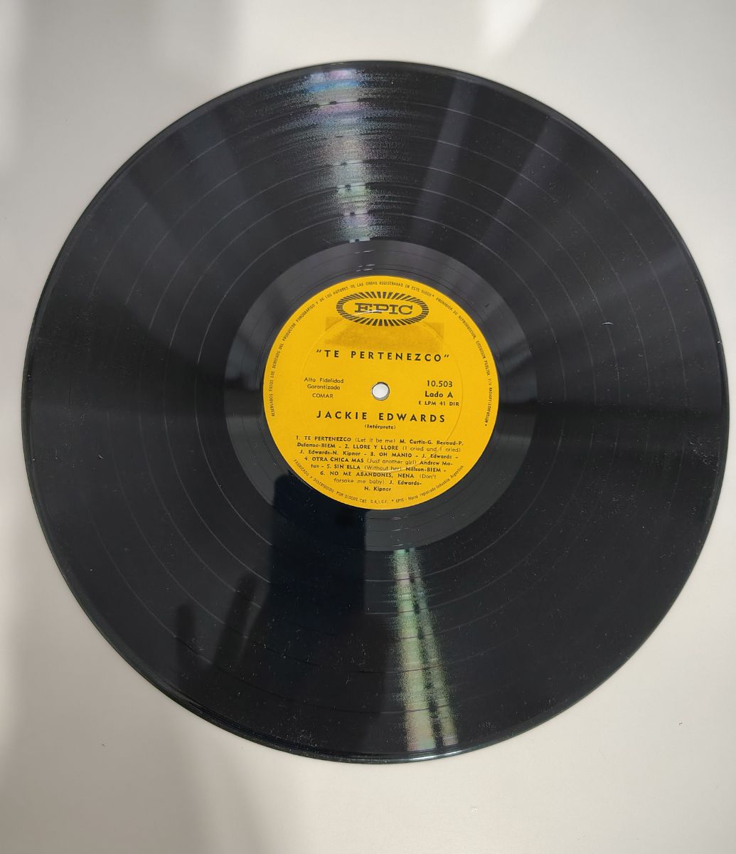 Jackie Edwards - Te Pertenezco - Vinilo Lp