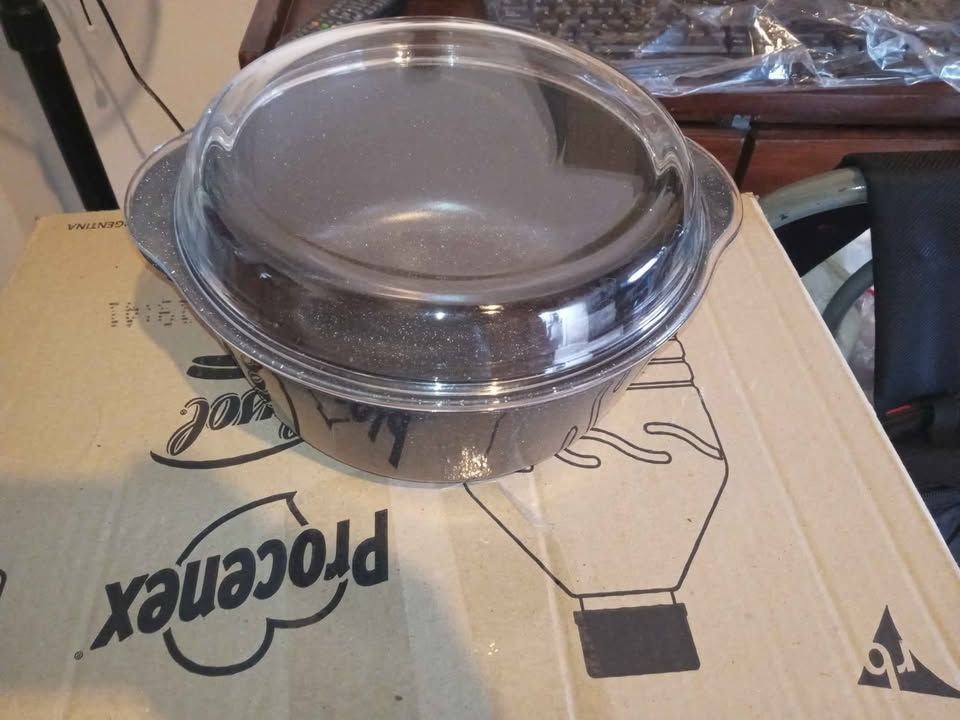 Olla de vidrio.
