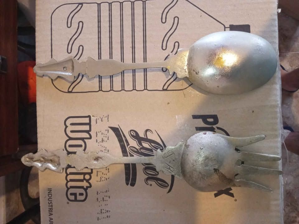 Cucharas de adorno tipo nórdicas.