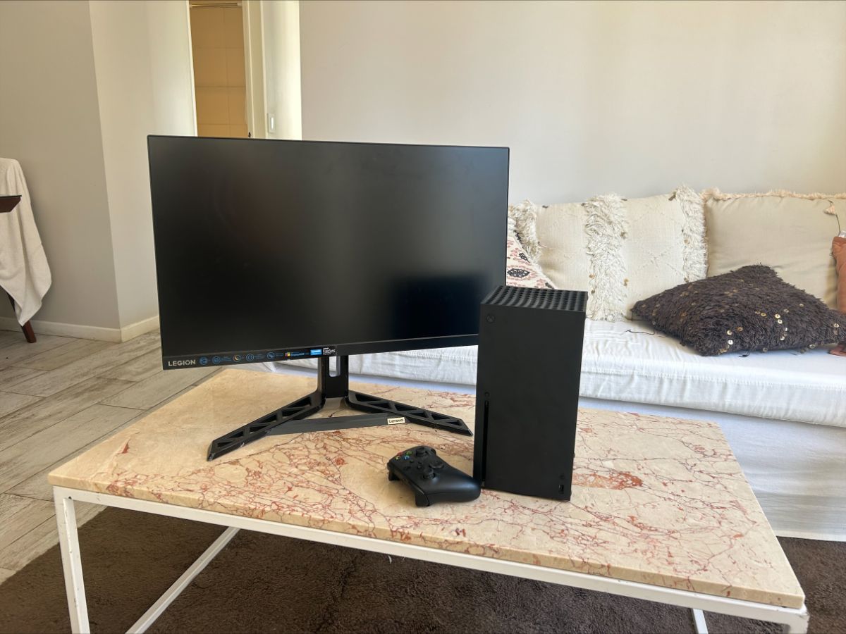 Xbox series X y monitor Legion 165hz 0.5ms