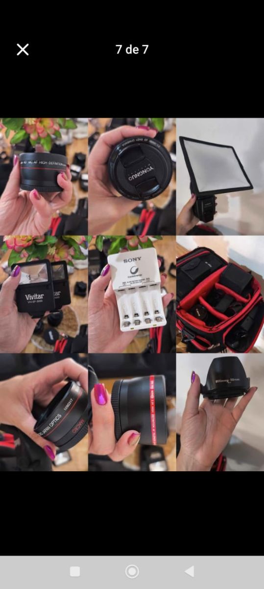 Camara canon T6