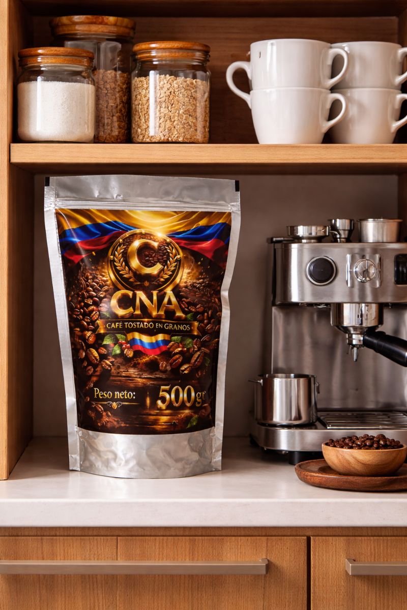 Café colombiano en granos