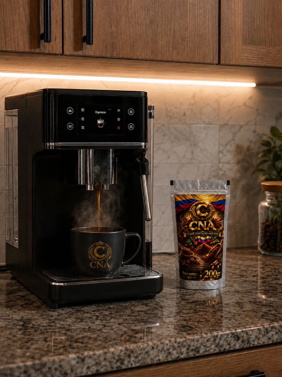 Café tostado colombiano molido