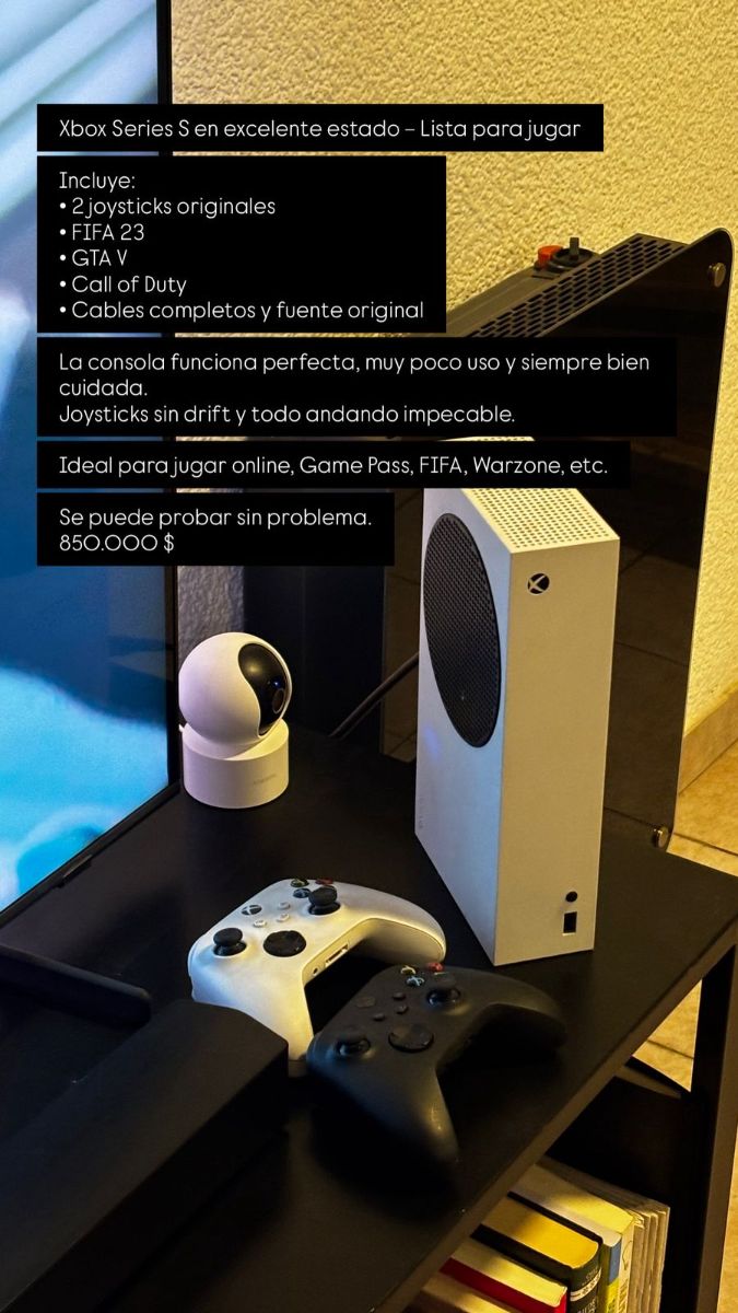 Xbox Series S en excelente estado – Lista para jugar