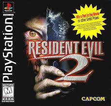 Resident Evil 2 Play Station 1 Disco Plateado Player Coleccionista