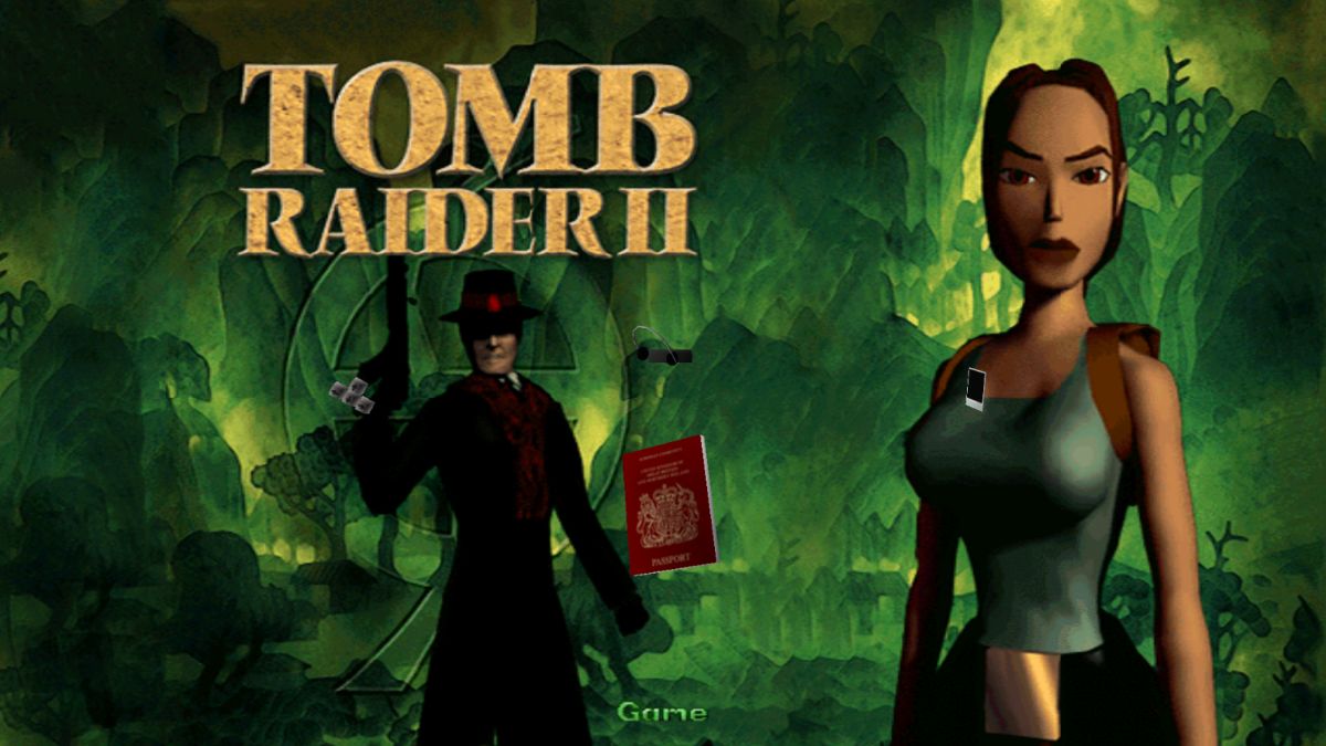 Tomb Raider 2 Play Station 1 Disco Plateado Player
