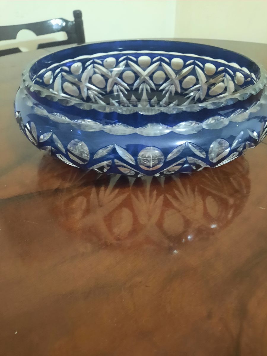 CENTRO DE MESA DE CRISTAL MURANO