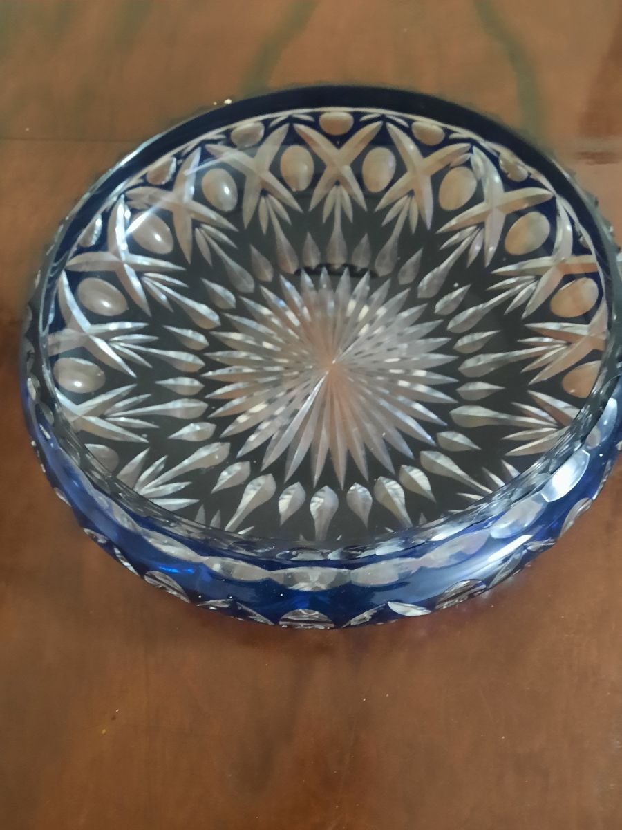 CENTRO DE MESA DE CRISTAL MURANO