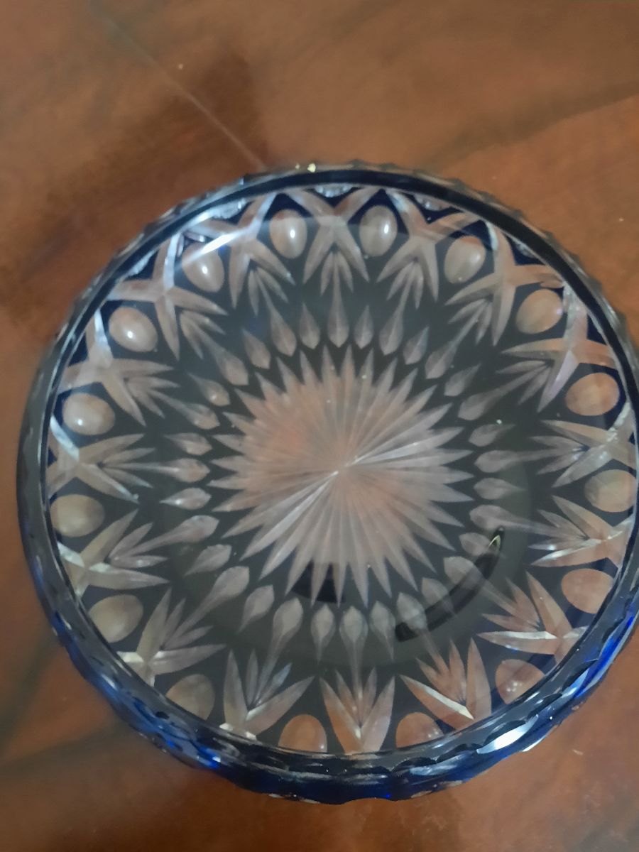 CENTRO DE MESA DE CRISTAL MURANO