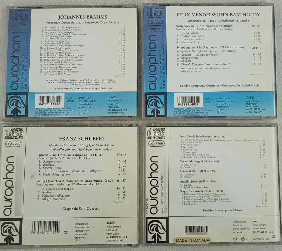 8 Cd Música Clásica