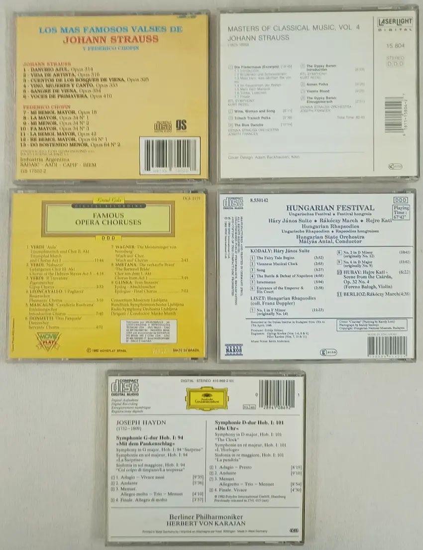 10 Cd de Musica Clásica