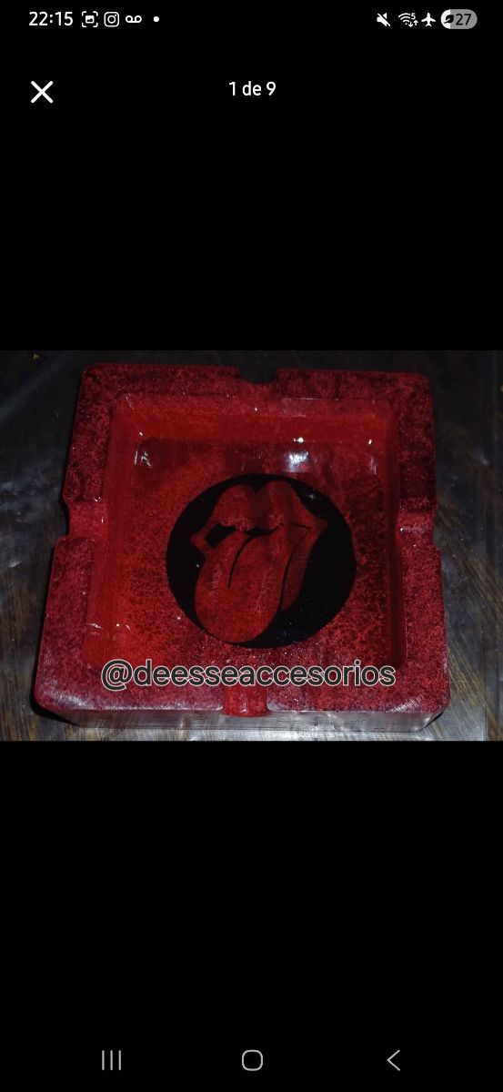 Ceniceros de resina personalizados