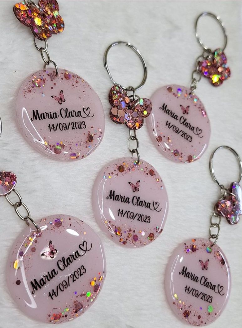 Llaveros de resina personalizados