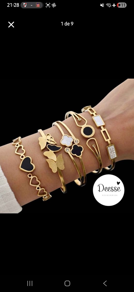 Pulseras acero quirurgico