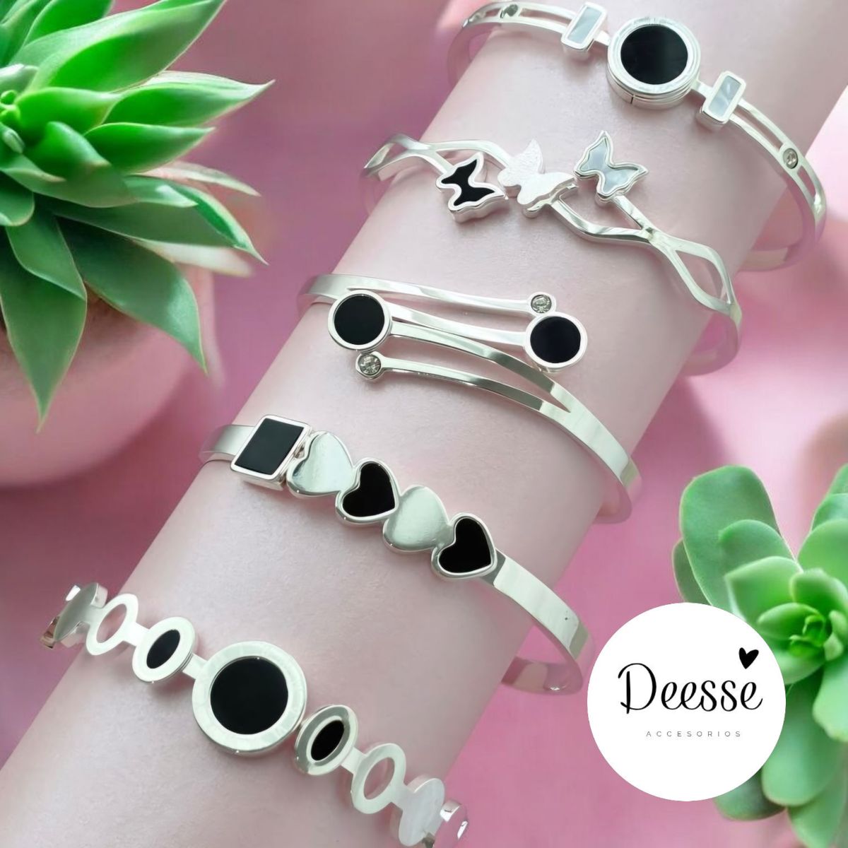 Pulseras acero quirurgico