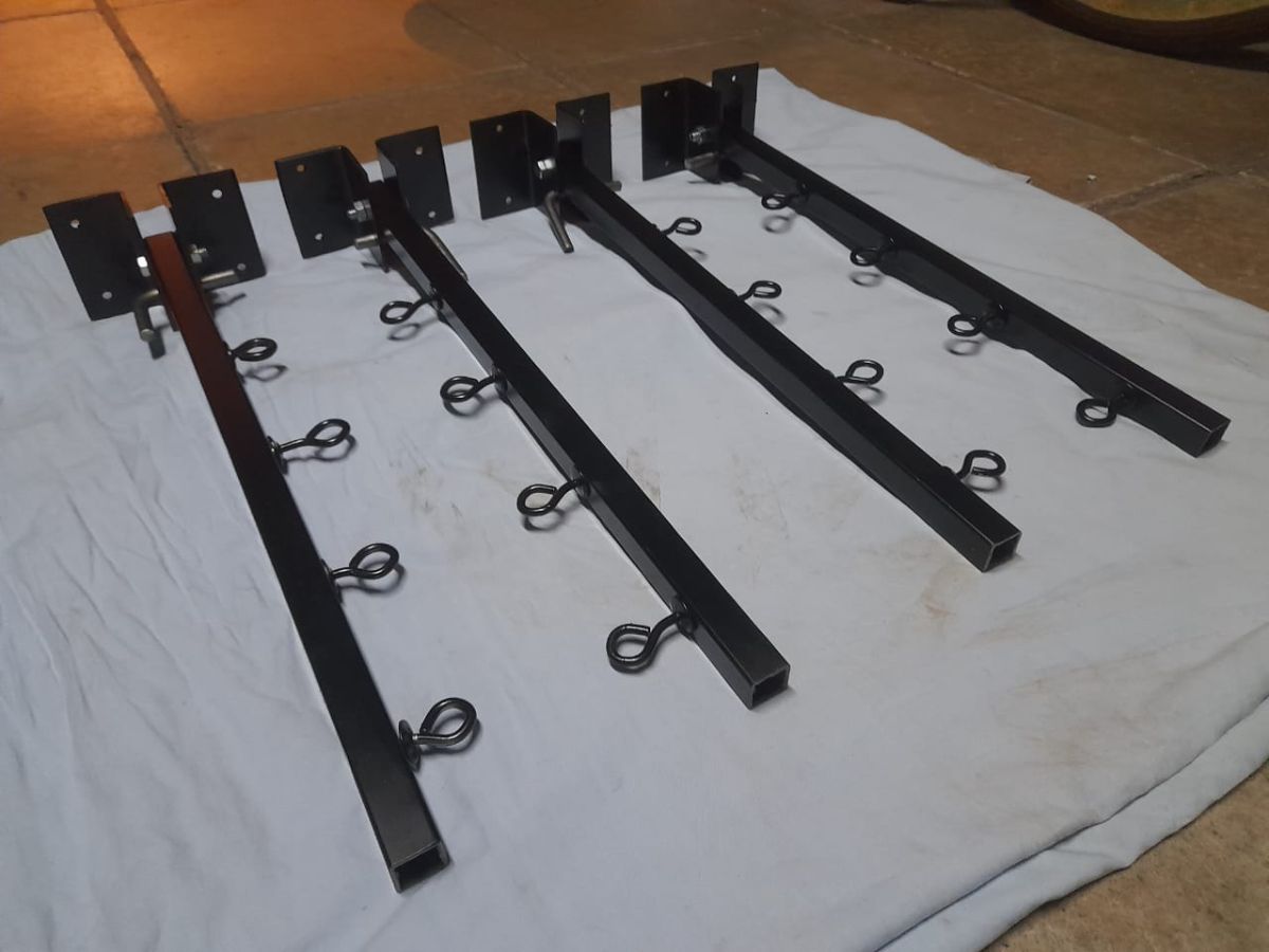 Tender plegable soporte para sogas.