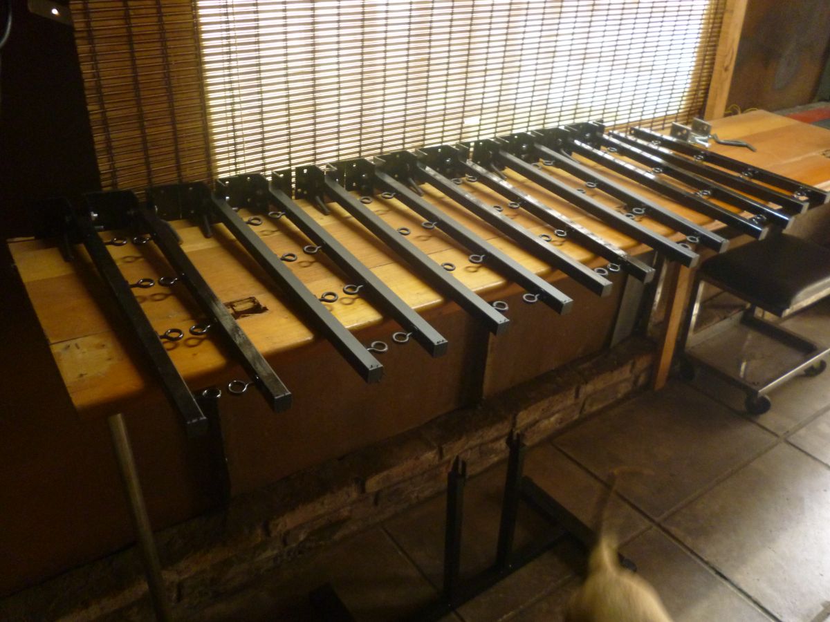 Tender plegable soporte para sogas.