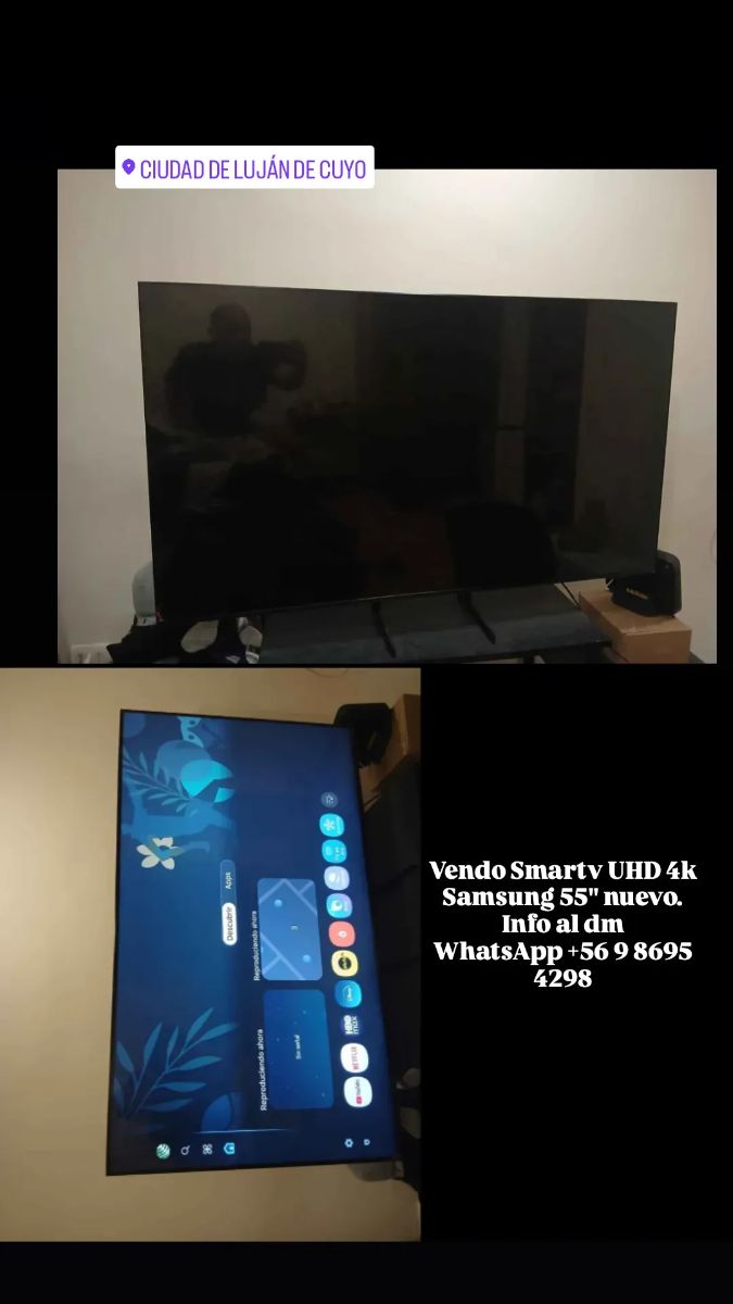SMART TV SAMSUNG 55" UHD 4K – EXCELENTE ESTADO