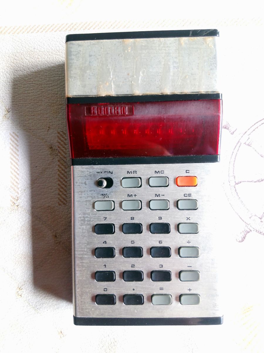 Calculadora Adman Vintage De 1960 En Perfecto Estado, anda.