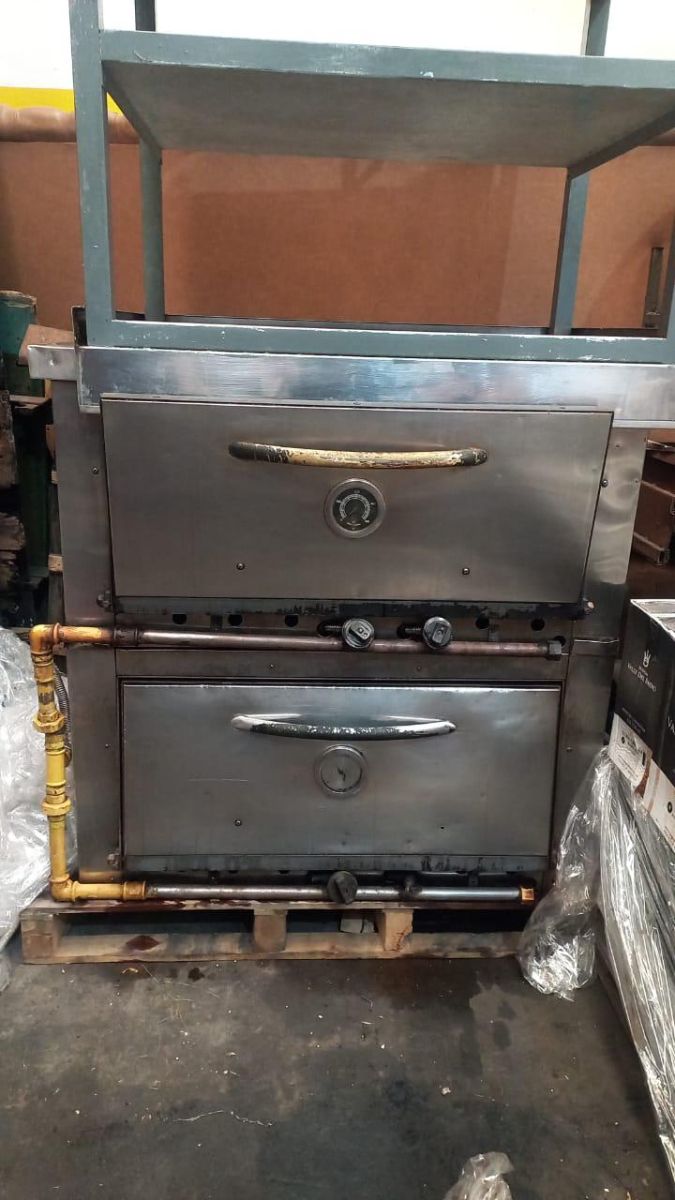 Horno pizzero doble